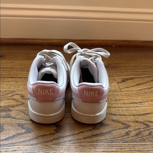 Kids White and Pink Sneakers - Picture 2 of 4